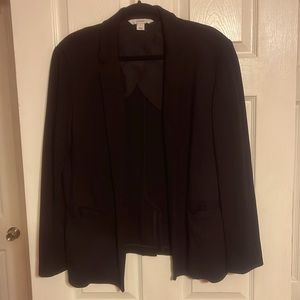 Black one button blazer